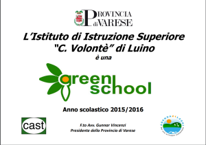 certificato green school 15-16